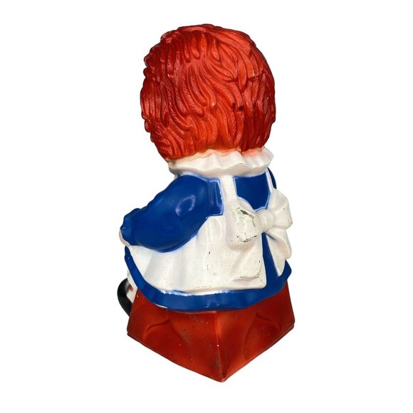 My Toy Co. Raggedy Ann Doll Coin Piggy Bank Bobbs Merrill Child Toy VIntage 1972 - Picture 7 of 10